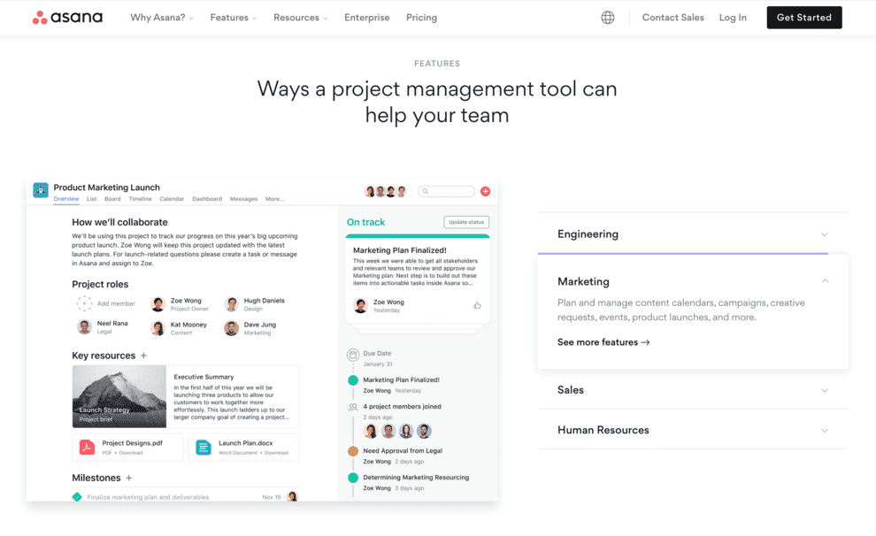 Images can be used to show a product or service.