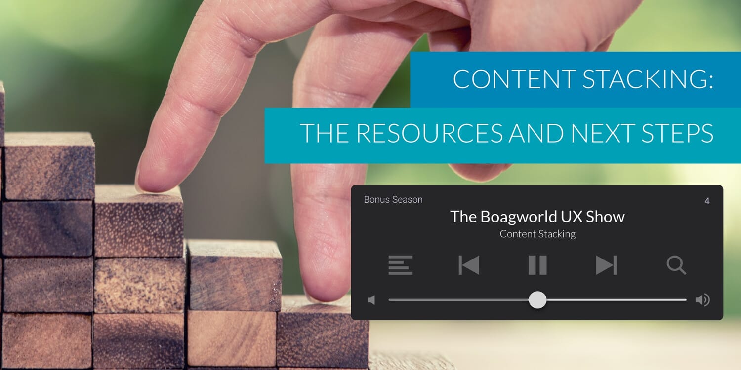 Content Stacking: The Resources and Next Steps 1