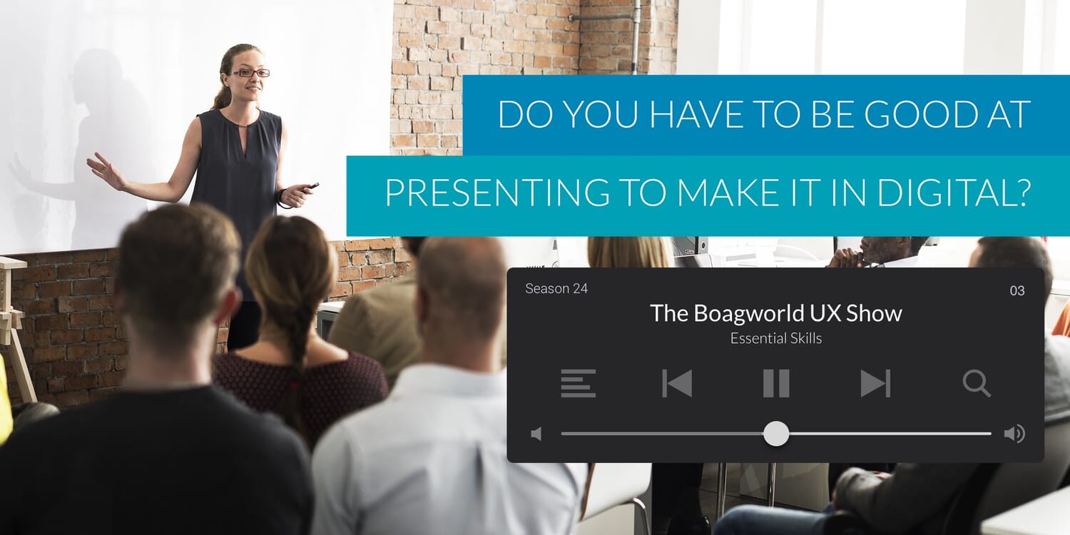 Do You Have to Be Good at Presenting to Make It in Digital? 1