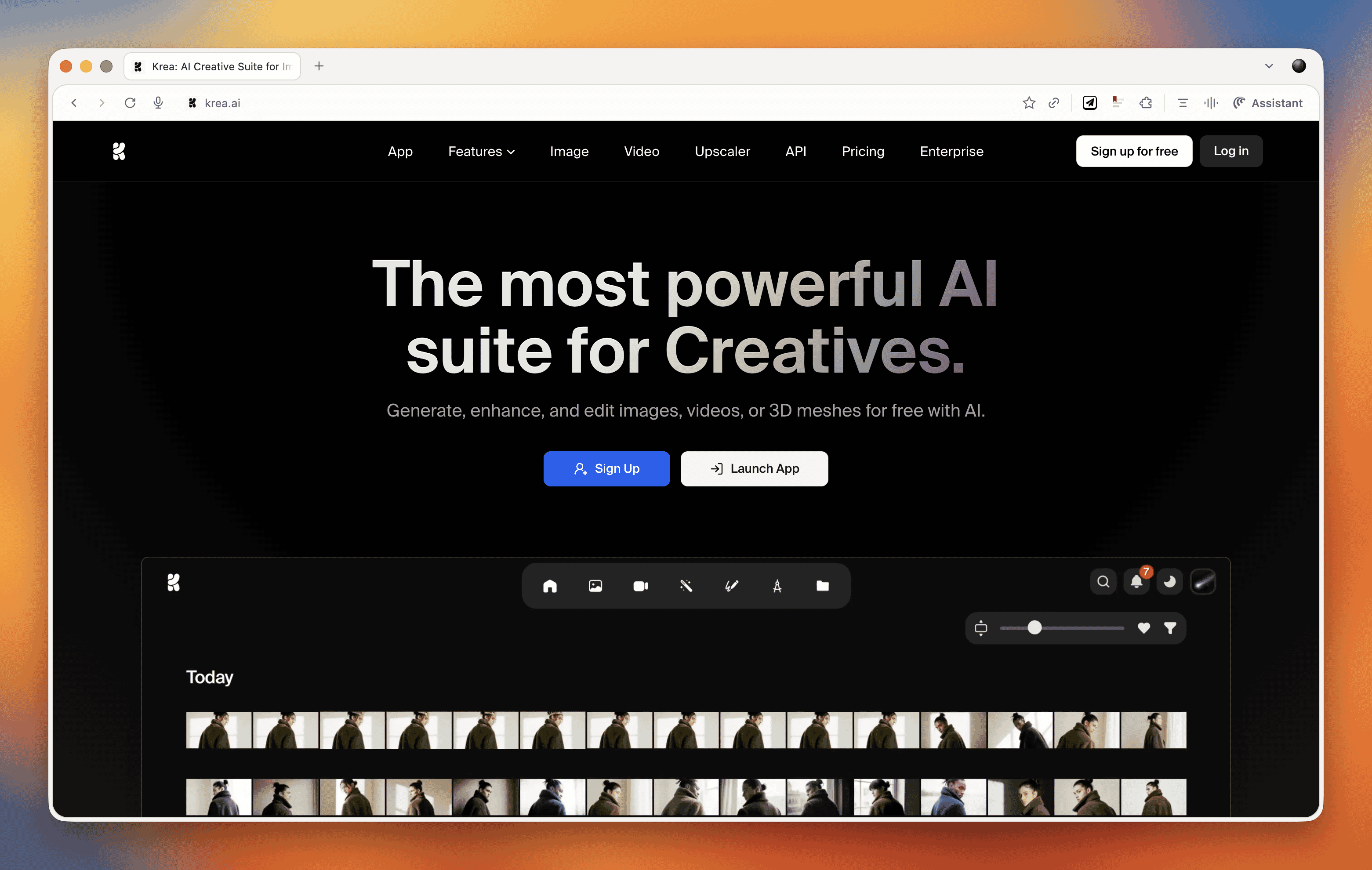 Krea is great for beginners allowing you to experiment with different models to find which works best for you.