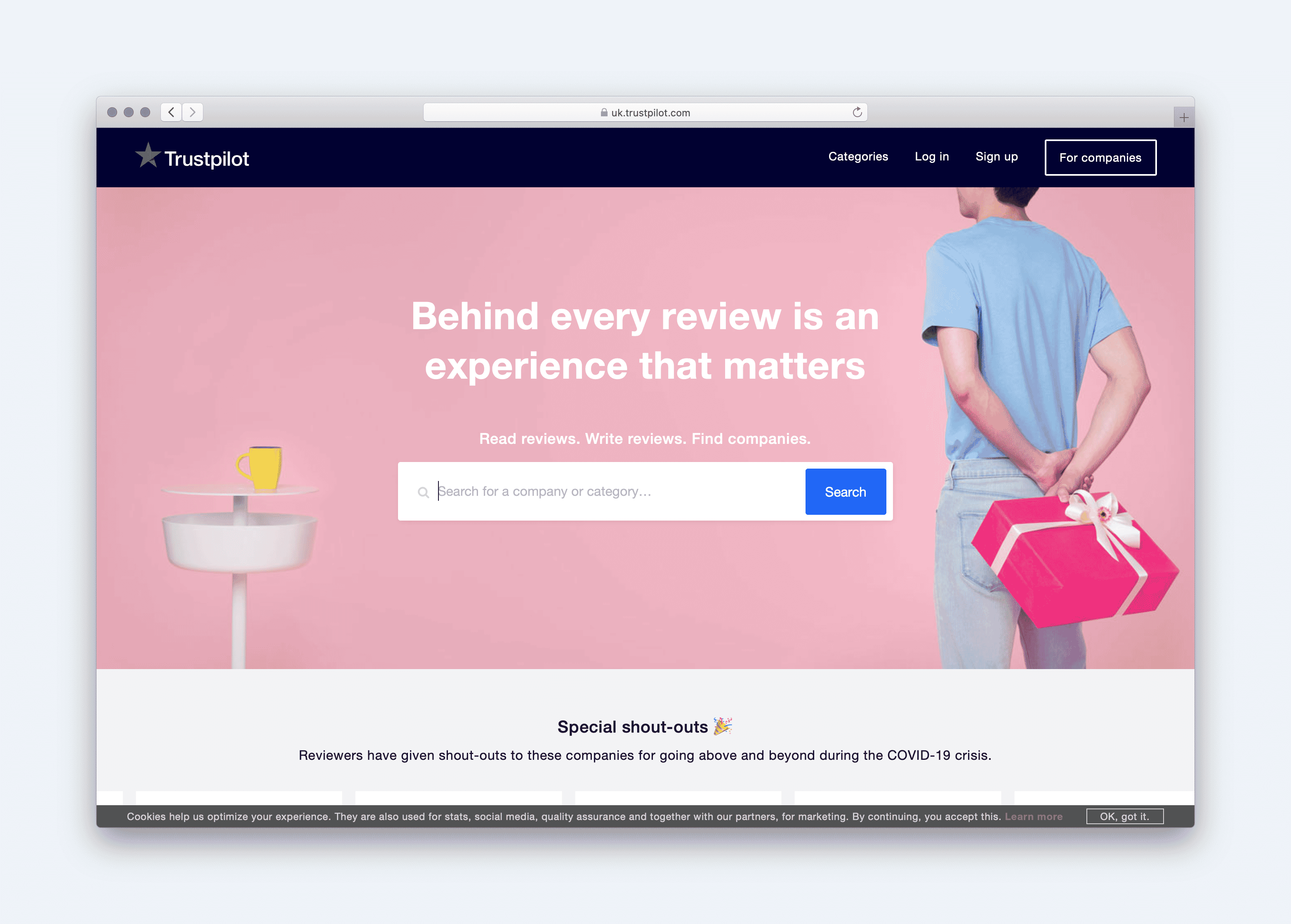 Trust Pilot Website