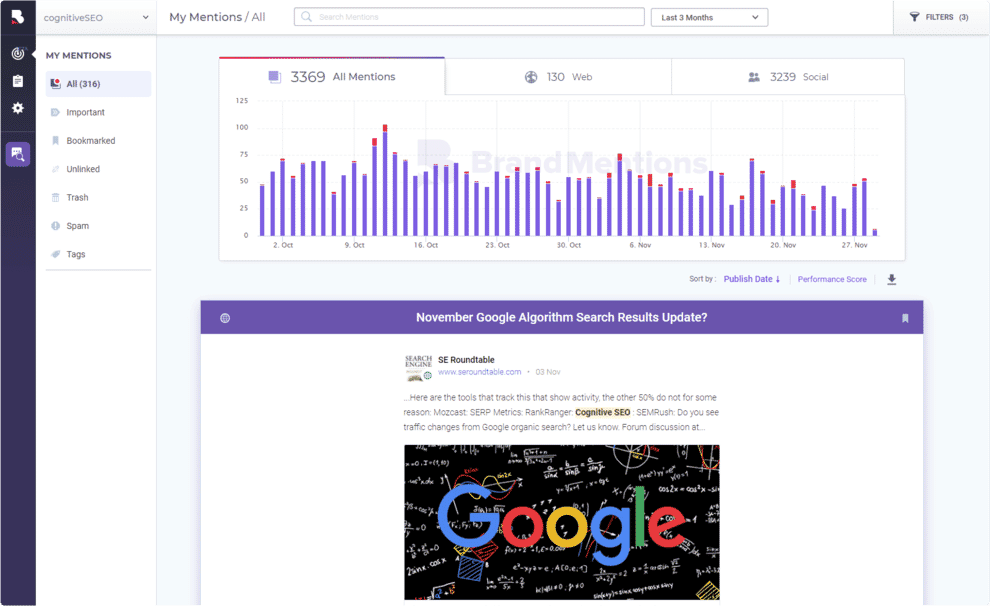 Social Mention's Website
