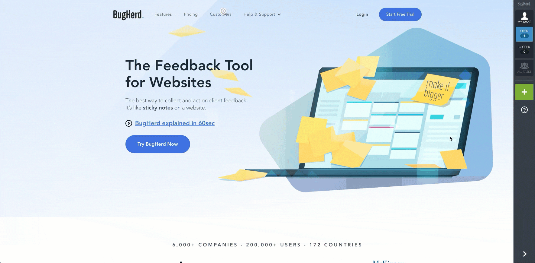 BugHerd - A tool for gathering client feedback