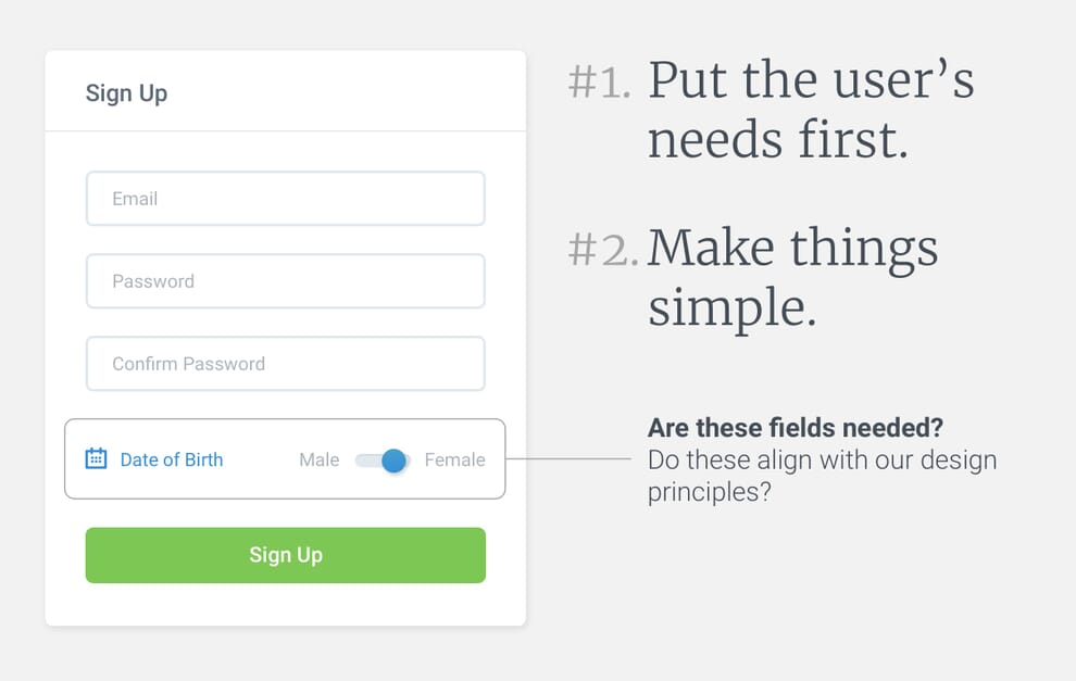 Where Does the Burden of Proof Lie for New UI Elements? 1