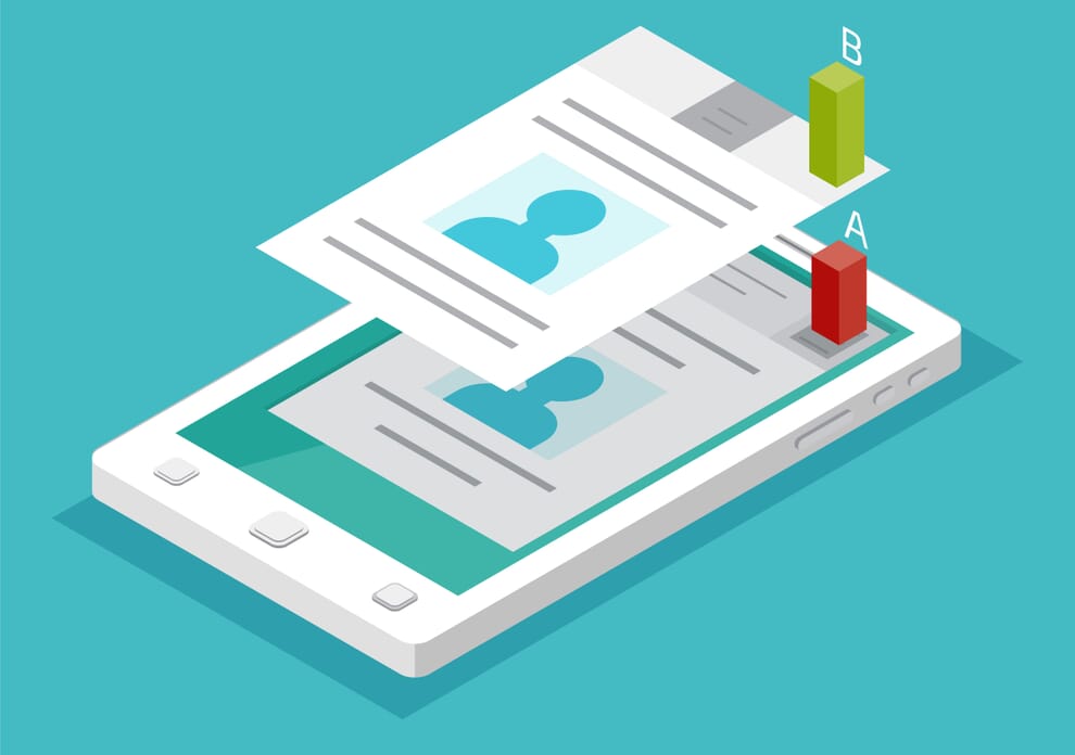 Illustration of A/B test.