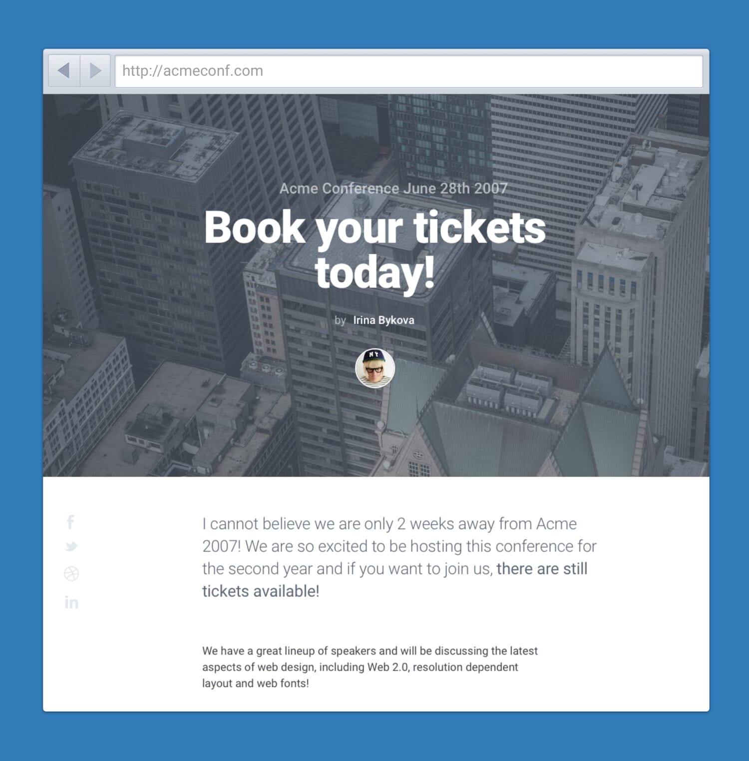 Site with poor content management and out of date content