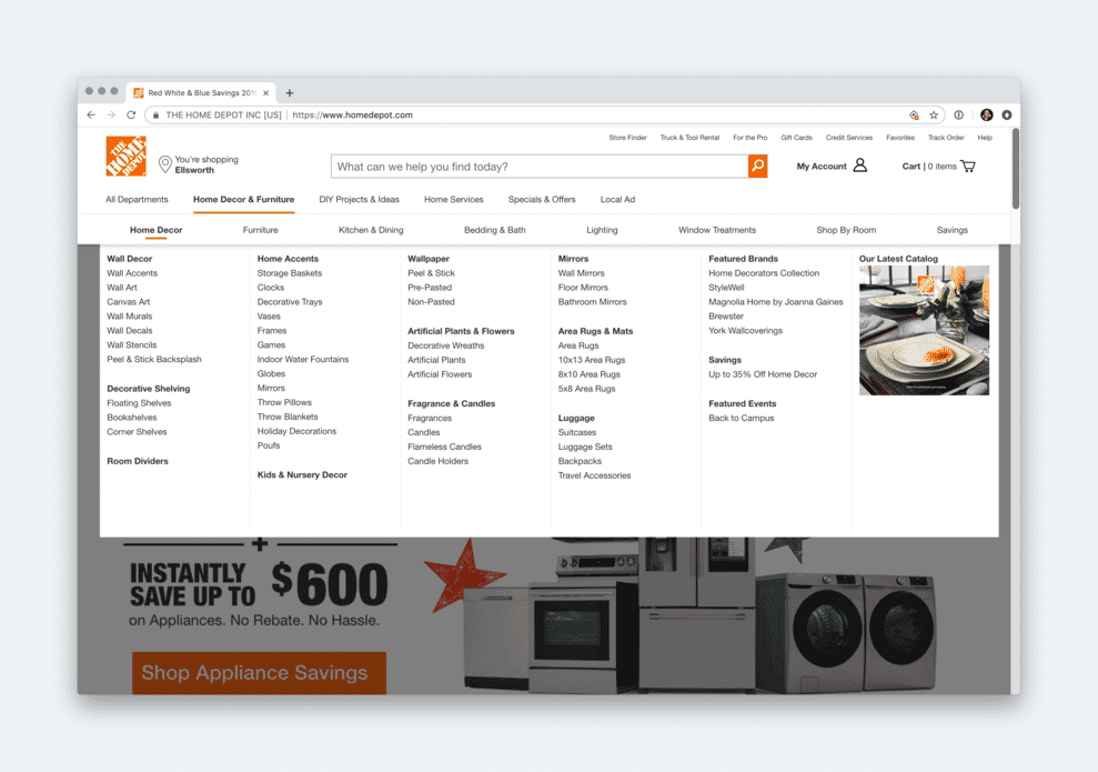 The Mega Menu: 7 Ways to Design the Perfect One. 1