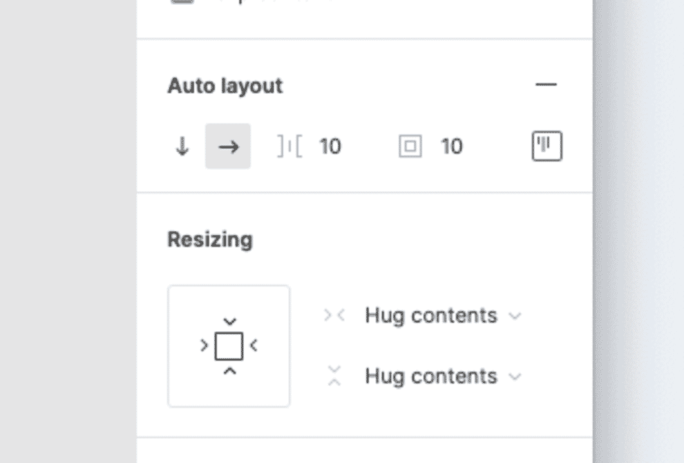 Auto Layout margin settings.