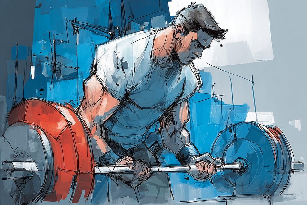 A weight lifter